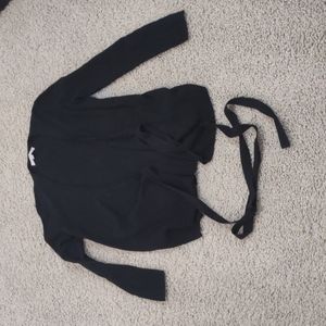 Black cardigan